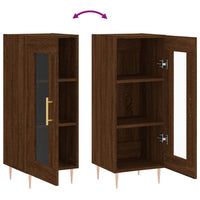 Thumbnail for Sideboard Braun Eichen-Optik 34,5x34x90 cm Holzwerkstoff