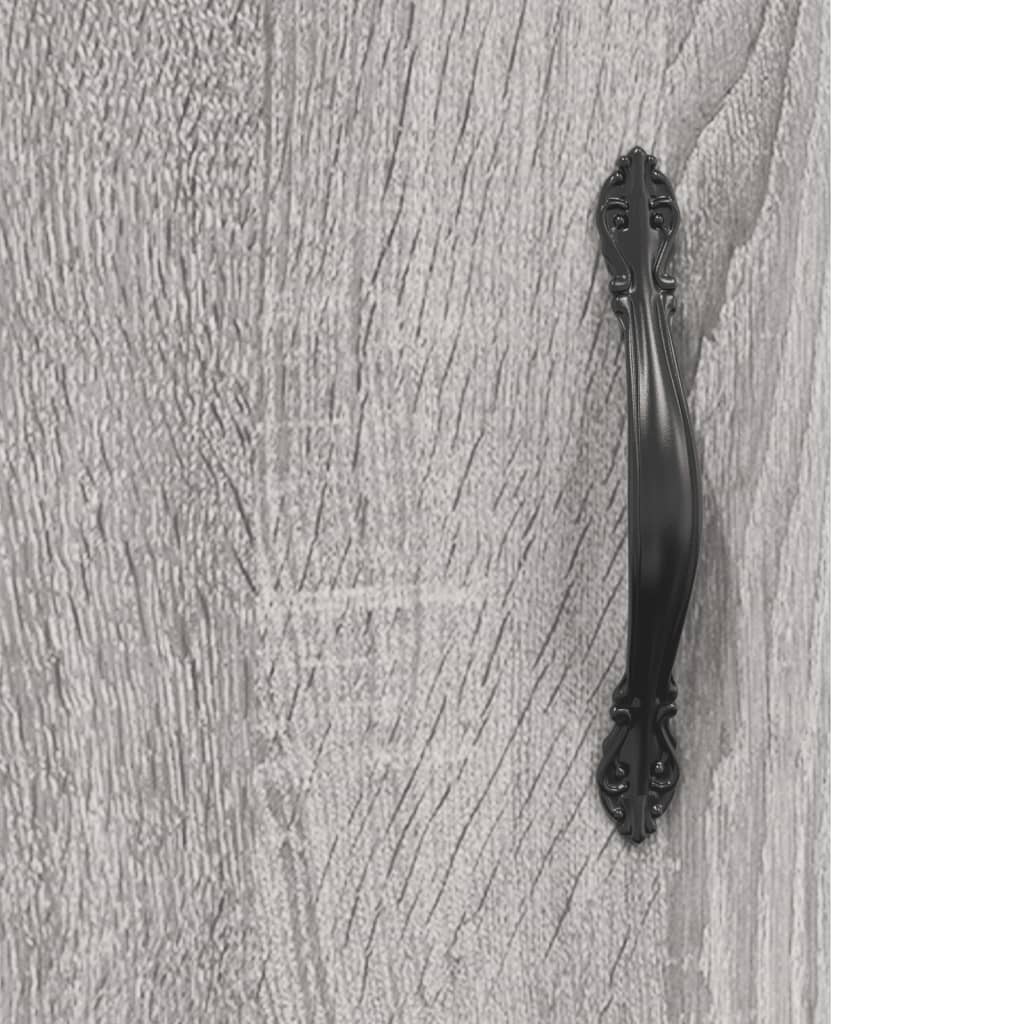 Sideboard Grau Sonoma 34,5x34x90 cm Holzwerkstoff