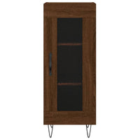 Thumbnail for Sideboard Braun Eichen-Optik 34,5x34x90 cm Holzwerkstoff