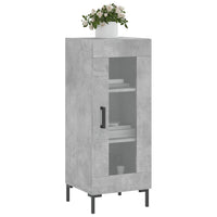 Thumbnail for Sideboard Betongrau 34,5x34x90 cm Holzwerkstoff