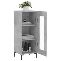 Thumbnail for Sideboard Betongrau 34,5x34x90 cm Holzwerkstoff