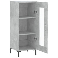 Thumbnail for Sideboard Betongrau 34,5x34x90 cm Holzwerkstoff