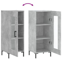Thumbnail for Sideboard Betongrau 34,5x34x90 cm Holzwerkstoff