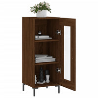 Thumbnail for Sideboard Braun Eichen-Optik 34,5x34x90 cm Holzwerkstoff