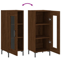 Thumbnail for Sideboard Braun Eichen-Optik 34,5x34x90 cm Holzwerkstoff