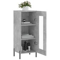 Thumbnail for Sideboard Betongrau 34,5x34x90 cm Holzwerkstoff