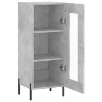 Thumbnail for Sideboard Betongrau 34,5x34x90 cm Holzwerkstoff