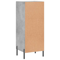 Thumbnail for Sideboard Betongrau 34,5x34x90 cm Holzwerkstoff