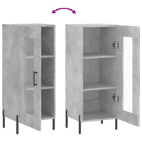Thumbnail for Sideboard Betongrau 34,5x34x90 cm Holzwerkstoff