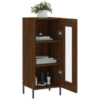 Thumbnail for Sideboard Braun Eichen-Optik 34,5x34x90 cm Holzwerkstoff