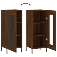 Thumbnail for Sideboard Braun Eichen-Optik 34,5x34x90 cm Holzwerkstoff