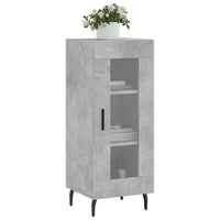 Thumbnail for Sideboard Betongrau 34,5x34x90 cm Holzwerkstoff