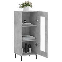 Thumbnail for Sideboard Betongrau 34,5x34x90 cm Holzwerkstoff