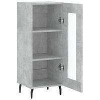 Thumbnail for Sideboard Betongrau 34,5x34x90 cm Holzwerkstoff