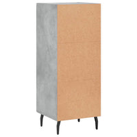 Thumbnail for Sideboard Betongrau 34,5x34x90 cm Holzwerkstoff