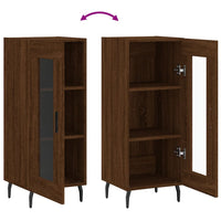 Thumbnail for Sideboard Braun Eichen-Optik 34,5x34x90 cm Holzwerkstoff