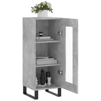 Thumbnail for Sideboard Betongrau 34,5x34x90 cm Holzwerkstoff
