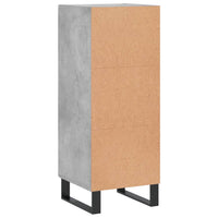 Thumbnail for Sideboard Betongrau 34,5x34x90 cm Holzwerkstoff
