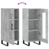 Thumbnail for Sideboard Betongrau 34,5x34x90 cm Holzwerkstoff