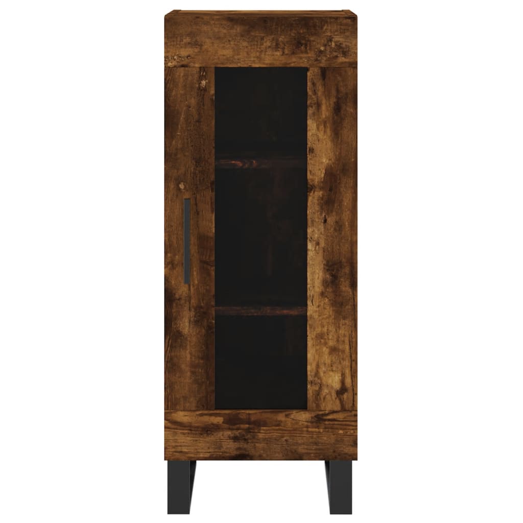 Sideboard Räuchereiche 34,5x34x90 cm Holzwerkstoff