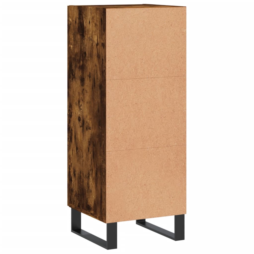 Sideboard Räuchereiche 34,5x34x90 cm Holzwerkstoff