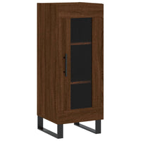 Thumbnail for Sideboard Braun Eichen-Optik 34,5x34x90 cm Holzwerkstoff