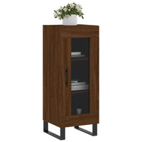 Thumbnail for Sideboard Braun Eichen-Optik 34,5x34x90 cm Holzwerkstoff