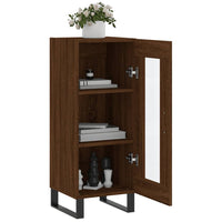 Thumbnail for Sideboard Braun Eichen-Optik 34,5x34x90 cm Holzwerkstoff