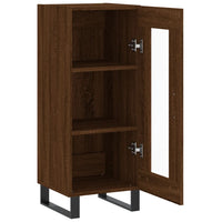 Thumbnail for Sideboard Braun Eichen-Optik 34,5x34x90 cm Holzwerkstoff