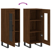 Thumbnail for Sideboard Braun Eichen-Optik 34,5x34x90 cm Holzwerkstoff