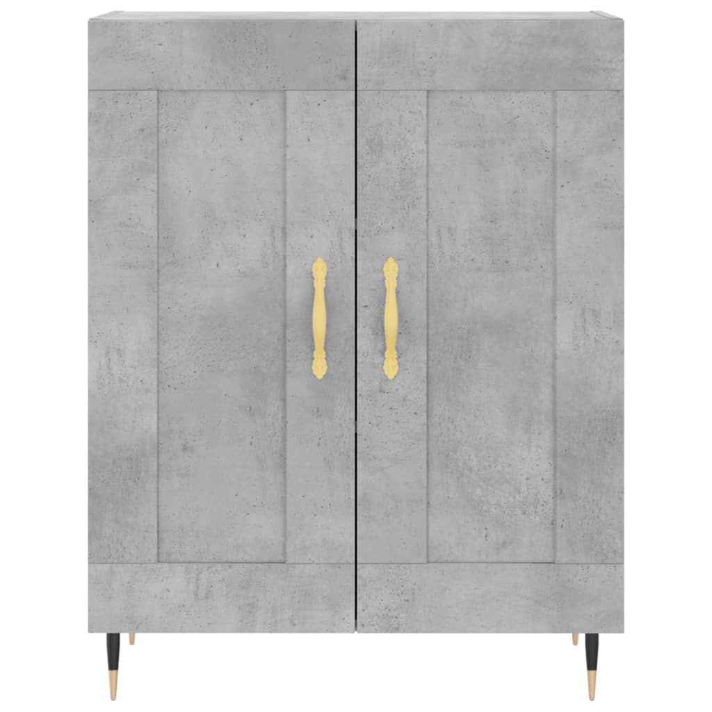 Sideboard Betongrau 69,5x34x90 cm Holzwerkstoff