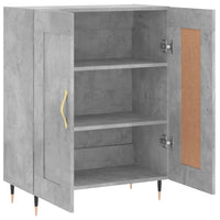Thumbnail for Sideboard Betongrau 69,5x34x90 cm Holzwerkstoff