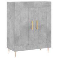 Thumbnail for Sideboard Betongrau 69,5x34x90 cm Holzwerkstoff