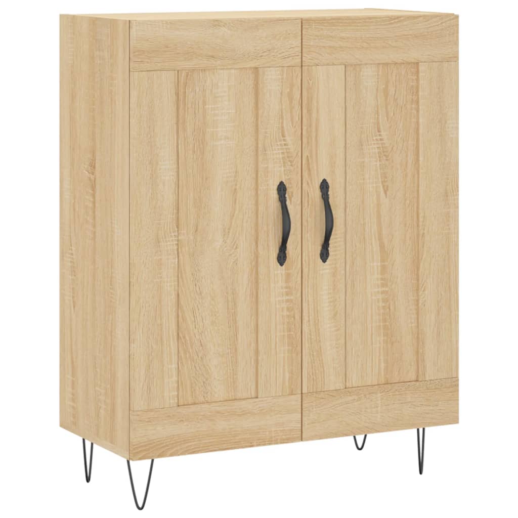 Sideboard Sonoma-Eiche 69,5x34x90 cm Holzwerkstoff