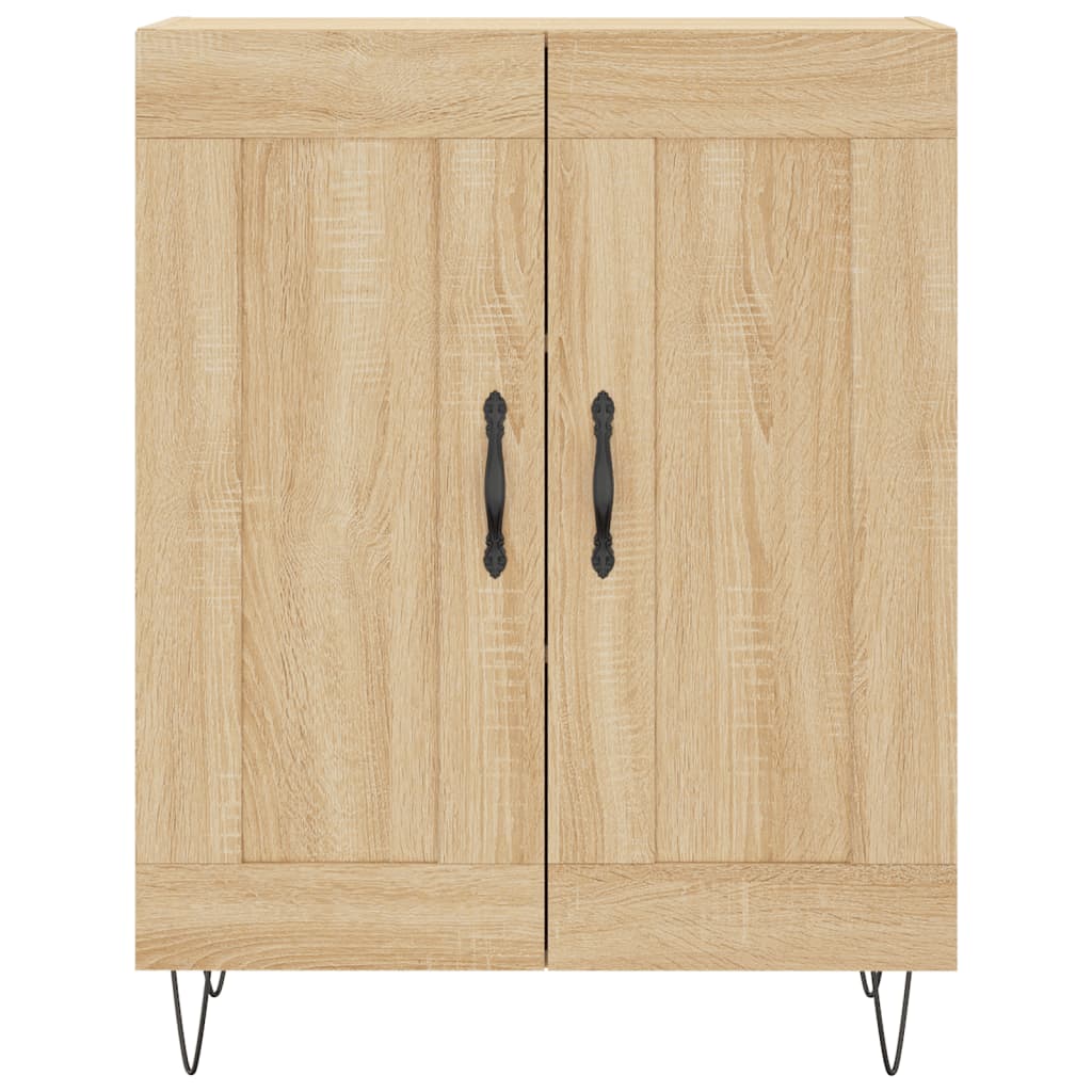 Sideboard Sonoma-Eiche 69,5x34x90 cm Holzwerkstoff