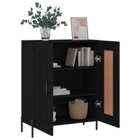 Thumbnail for Sideboard Schwarz 69,5x34x90 cm Holzwerkstoff