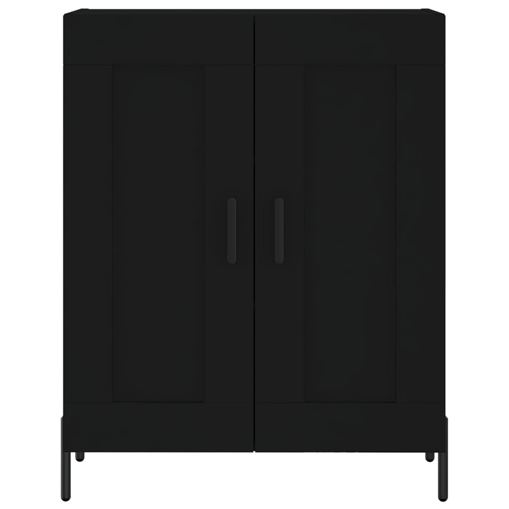Sideboard Schwarz 69,5x34x90 cm Holzwerkstoff