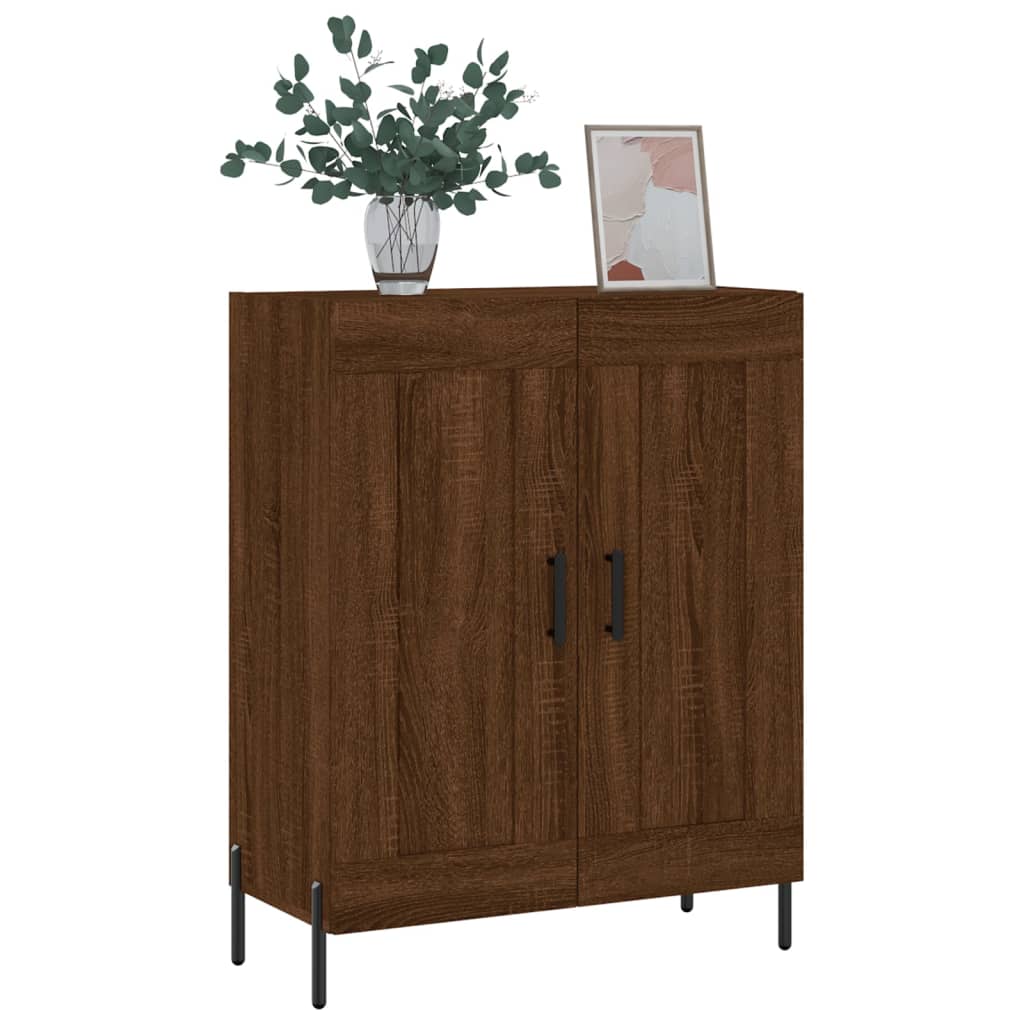 Sideboard Braun Eichen-Optik 69,5x34x90 cm Holzwerkstoff