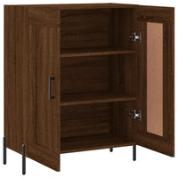Thumbnail for Sideboard Braun Eichen-Optik 69,5x34x90 cm Holzwerkstoff
