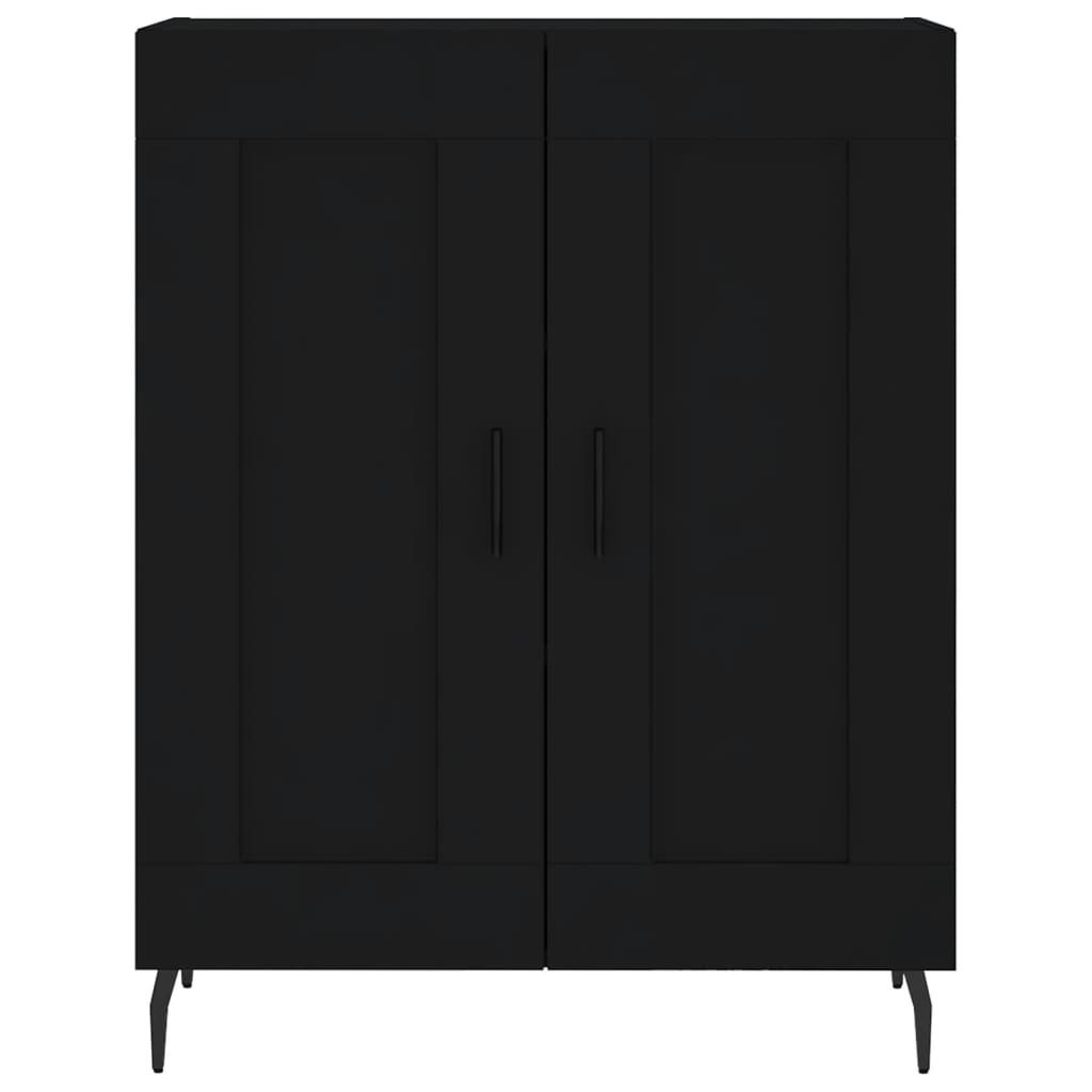 Sideboard Schwarz 69,5x34x90 cm Holzwerkstoff