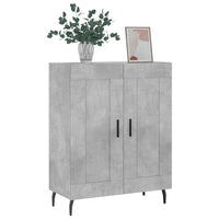 Thumbnail for Sideboard Betongrau 69,5x34x90 cm Holzwerkstoff