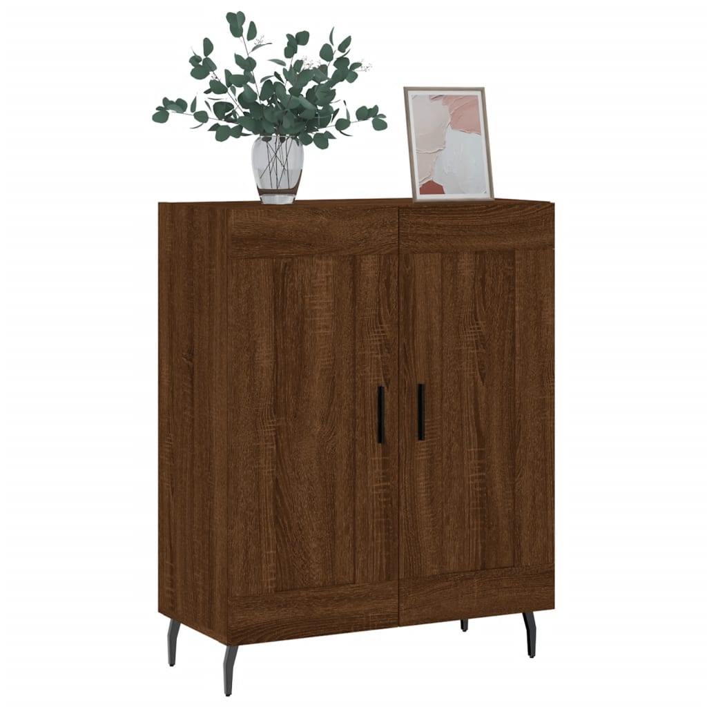 Sideboard Braun Eichen-Optik 69,5x34x90 cm Holzwerkstoff