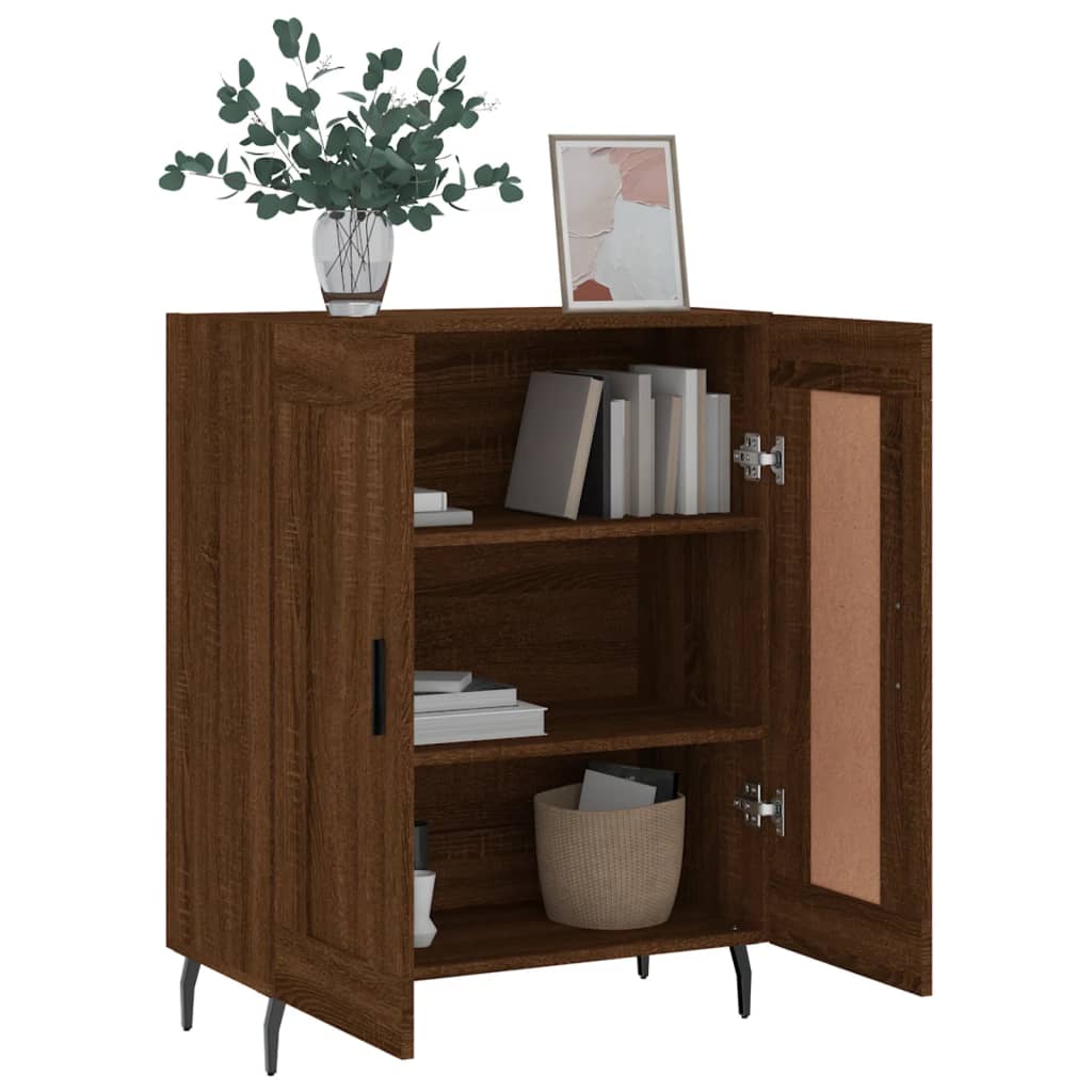 Sideboard Braun Eichen-Optik 69,5x34x90 cm Holzwerkstoff