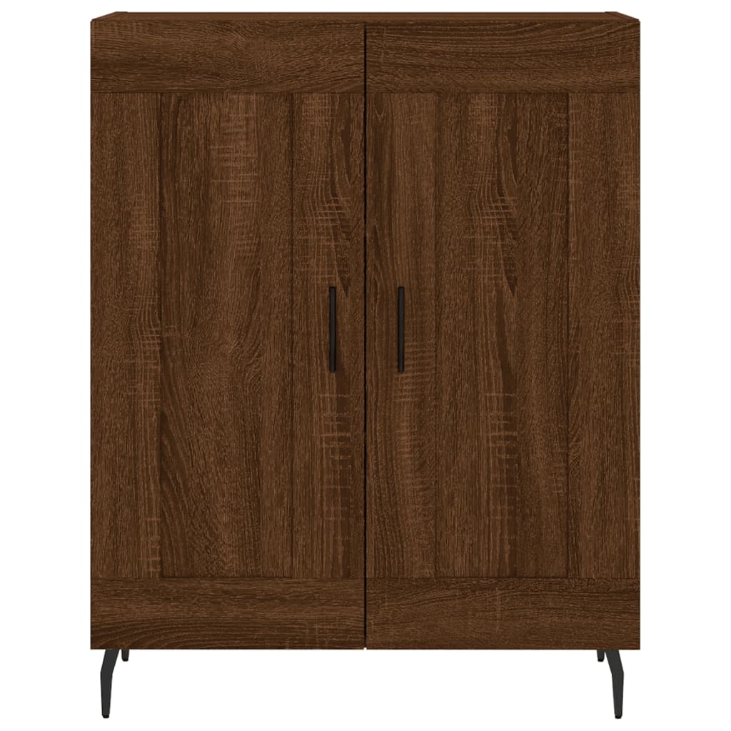 Sideboard Braun Eichen-Optik 69,5x34x90 cm Holzwerkstoff
