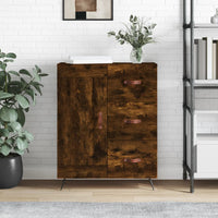 Thumbnail for Sideboard Räuchereiche 69,5x34x90 cm Holzwerkstoff