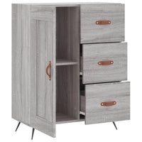 Thumbnail for Sideboard Grau Sonoma 69,5x34x90 cm Holzwerkstoff