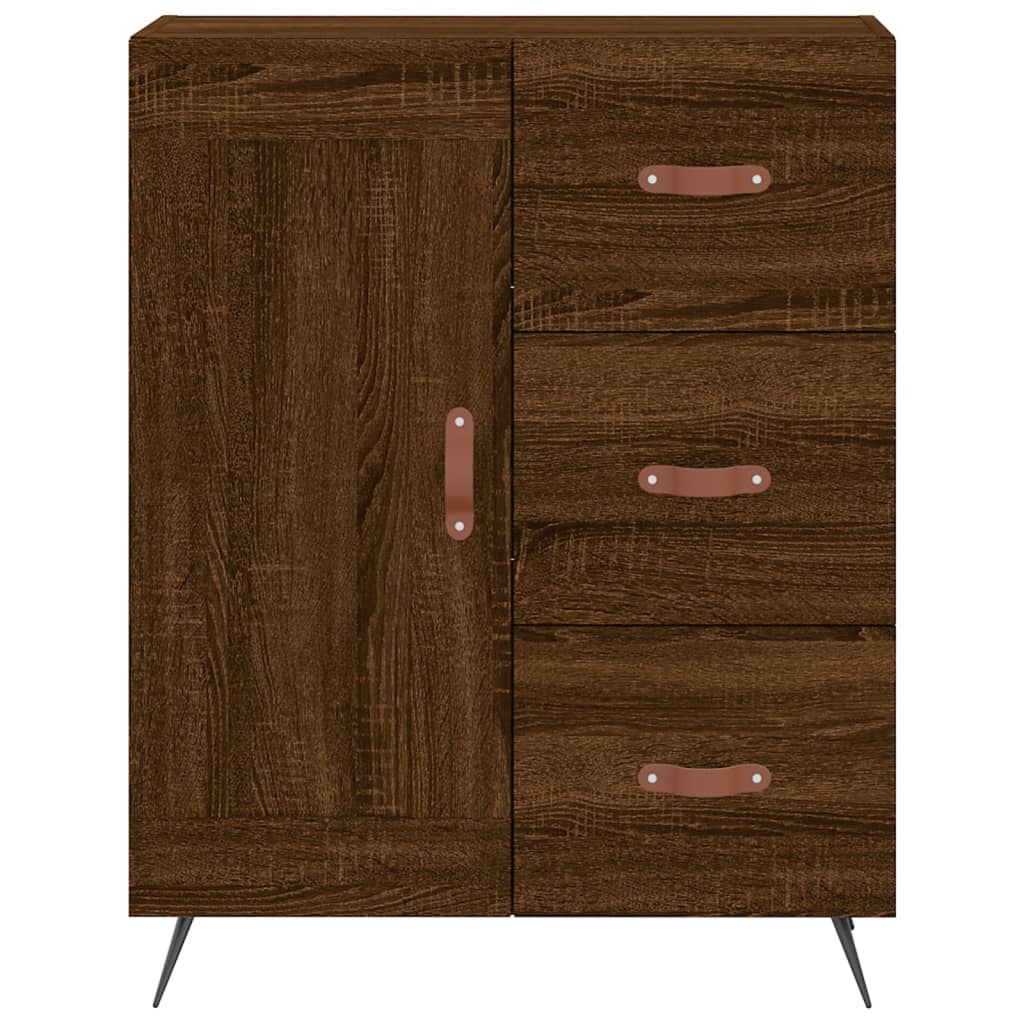 Sideboard Braun Eichen-Optik 69,5x34x90 cm Holzwerkstoff