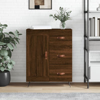 Thumbnail for Sideboard Braun Eichen-Optik 69,5x34x90 cm Holzwerkstoff
