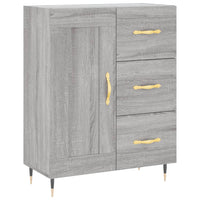 Thumbnail for Sideboard Grau Sonoma 69,5x34x90 cm Holzwerkstoff