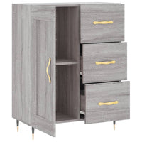 Thumbnail for Sideboard Grau Sonoma 69,5x34x90 cm Holzwerkstoff